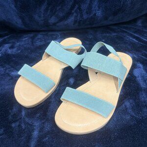 Green Strappy Sandals